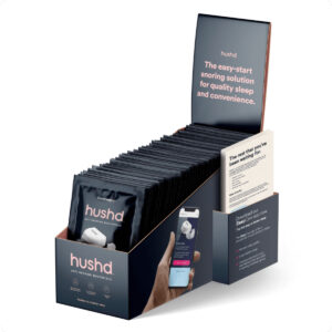 Hushd Temporary MAS Device & SleepCare App